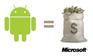 Microsoft зарабатывает на Android